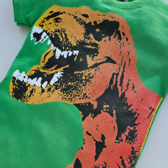 REMERA NIÑO DINO REX VERDE - comprar online