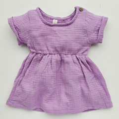 VESTIDO DE BABY COTTON LILA