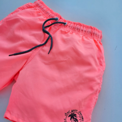 SHORT NIÑO DE BAÑO ROSA FLUO - comprar online