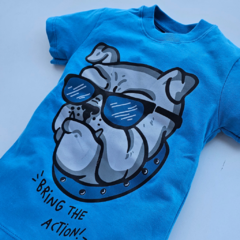 REMERA NIÑO BDOG TURQUESA - comprar online