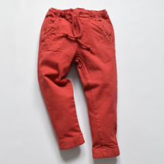 JOGGER GABARDINA ROJO BEBE