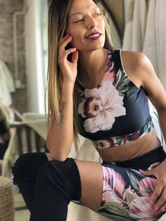 Dúo Top & Biker FLORA - tienda online