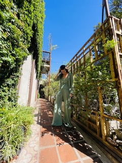 Conjunto TEJIDO: Placeres Cotidianos VERDE - TanFlora LEGGINGS & CO