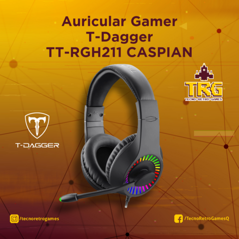 Auricular Gamer T-Dagger TT-RGH211 CASPIAN