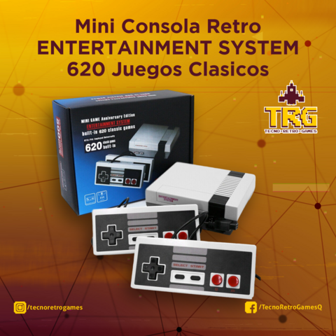 Mini Consola Retro Entertainment System 620 Juegos Clasicos