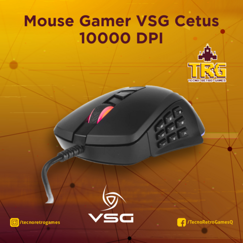 Mouse Gamer Cetus VSG 10000 DPI