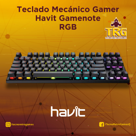 Teclado Mecánico Gamer Havit Gamenote Rgb KB857L