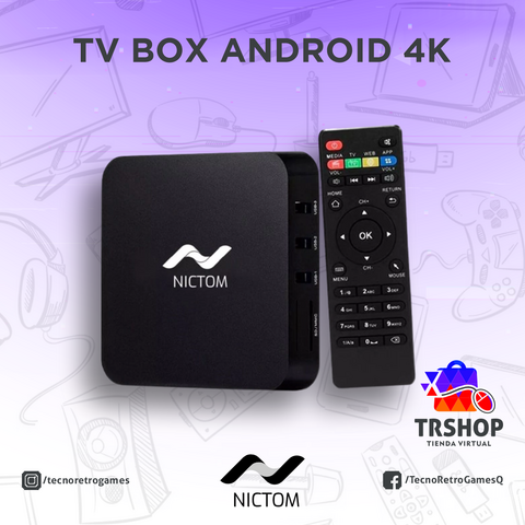Mini Pc Androide Tv Box 4K