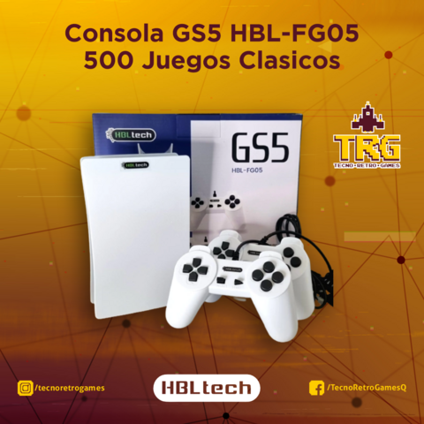 Consola GS5 HBL-FG05 500 Juegos Clásicos