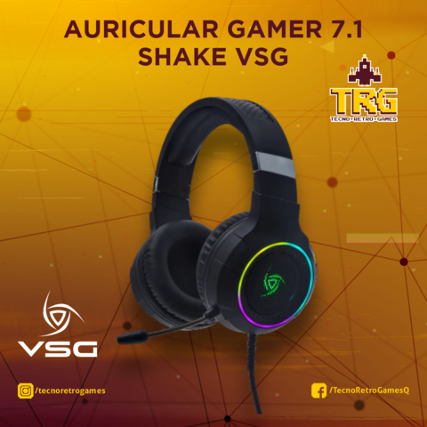 Auricular Gamer 7-1 SHAKE VSG PC El mejor aliado.