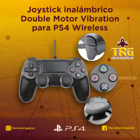 Joystick inalámbrico Double Motor Vibration para PS4 Wireless