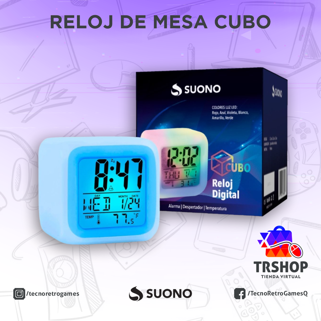 Luz despertador colors betterware hotsell