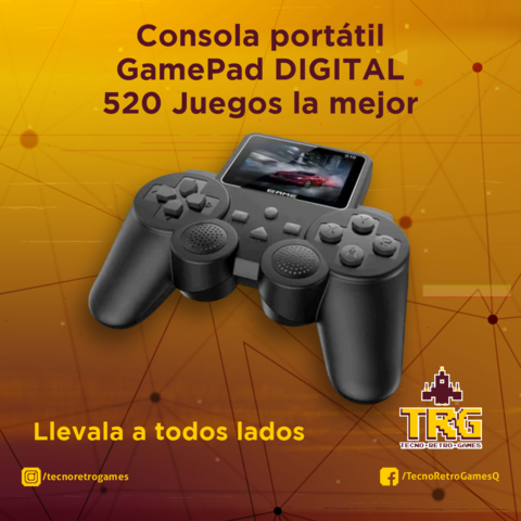 Consola portatil GamePad DIGITAL - 520 Juegos la mejor