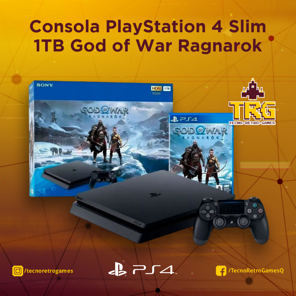 PlayStation 4 Slim 1TB God of War Ragnarok