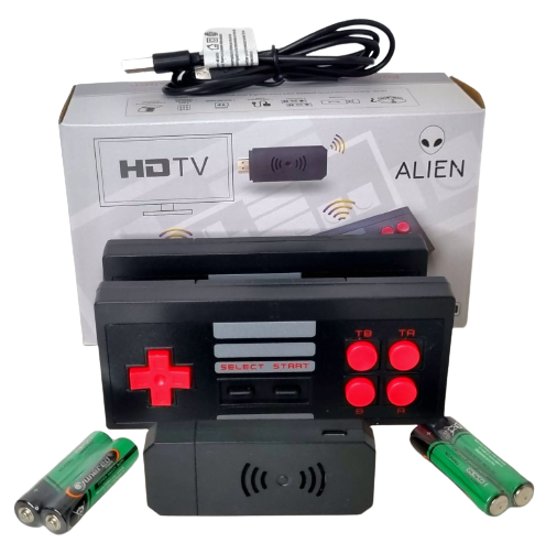 Compra online de SG801 HD Console de jogos de 8 bits / MD16 bits para casa  sem fio com alça dupla e saída HDMI