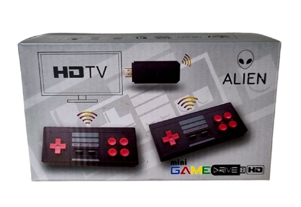 Compra online de SG801 HD Console de jogos de 8 bits / MD16 bits para casa  sem fio com alça dupla e saída HDMI
