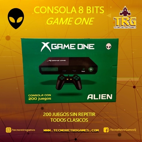 Consola retro de video juegos XGame One Alien, 200 Juegos sin repetir