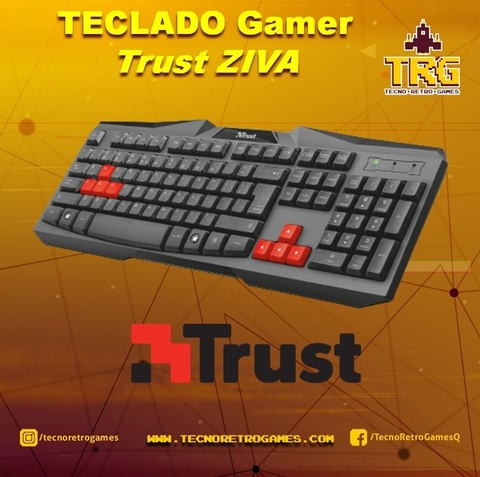 Teclado Gamer Ziva Trust Español