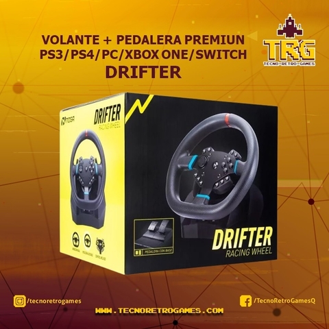 Volante, pedalera, premiun PS3/PS4/PC/XBOX ONE/SWITCH