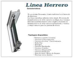 VENTANA 200X110 REPARTIDO HERRERO - comprar online