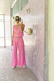 Chaleco lino rosa on internet