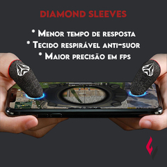 2 Pares Diamond Sleeves (Fibra de Prata) - comprar online