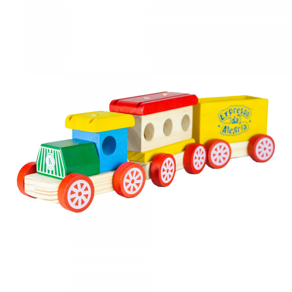 Foto de Trem De Brinquedo De Madeira e mais fotos de stock de Trem