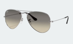 Aviator Plateado gris degradé - RB3025