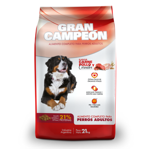 PETFOOD GRAN CAMPEON CARNE 21 KG