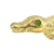 Anillo cocodrilo con piedra natural en plata .925 - comprar en línea