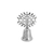Campana árbol de la vida en baño de plata - comprar en línea