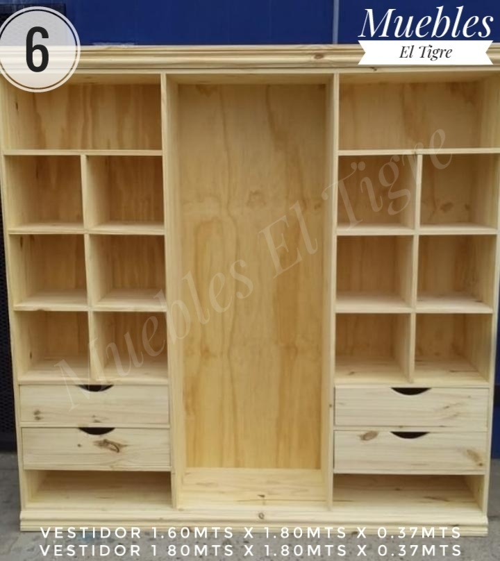VESTIDOR 1.80MTS ART 1060 CON PERCHERO