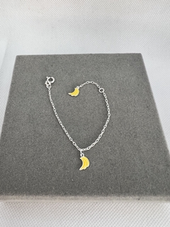 Pulseira de bebê banana.