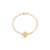 Pulseira elo cartier São Bento - Banhado á Ouro 18k