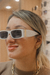 Óculos de sol retrô OffWhite - Proteção UV400