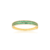 Bracelete baguetes esmeralda verde - Banhado á Ouro 18k