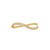 Bracelete desing moderno cravejado zircônia - Banhado á Ouro 18k
