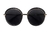 Óculos de sol redondo com detalhe na armação - Proteção UV400 - comprar online