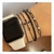 Bracelete em ródio negro cravejado em zircônia - comprar online