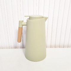 Garrafa térmica 1L Escandinávia Menta - cabo de bambu - comprar online