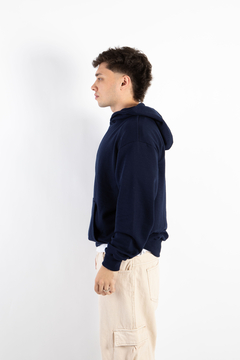 HOODIE BREDA RUSTICO AZUL MARINO - tienda online