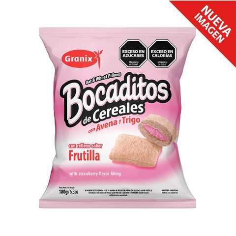 Bocaditos sabor Frutilla 180g