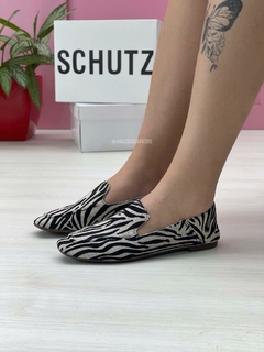 Mocassim Sapatilha Schutz Zebrada S20710 0023 0079U LEIAM A