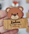 souvenir oso con cartel