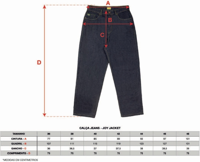 Calça Jeans Joy Privê - Comprar em Drop Dead