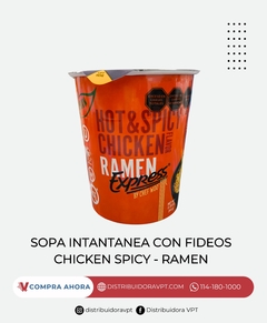 SOPA INTANTANEA C/FIDEOS CHICKEN SPICY - RAMEN