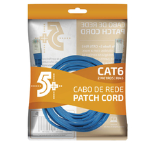 Cabo Patch Cord Cat6 Ftp Azul 2m - Cabo de rede - comprar online