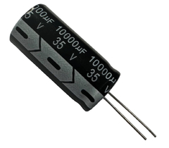 CAPACITOR ELETROLITICO 10000X35V - 10000UF X 35V - 105º GRAUS - Diprimeira