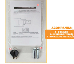 COFRE ELETRONICO DIGITAL 6 LITROS - SENHA E CHAVE - 17EF