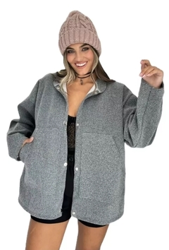 Campera Abrigo Paño Oversize Camperon Mujer Premium Bakmor (377) - BAKMOR